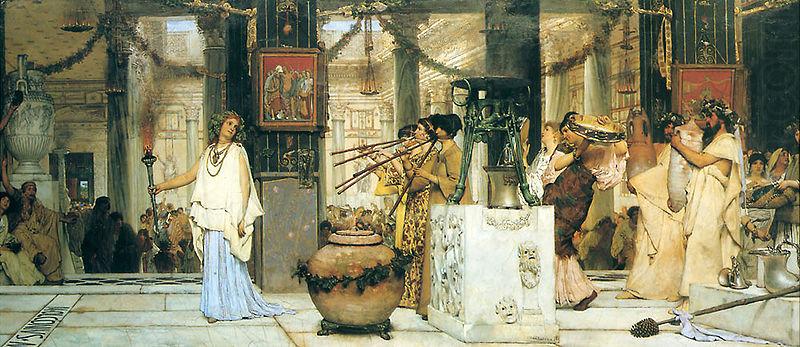 Laura Theresa Alma-Tadema The Vintage Festival china oil painting image